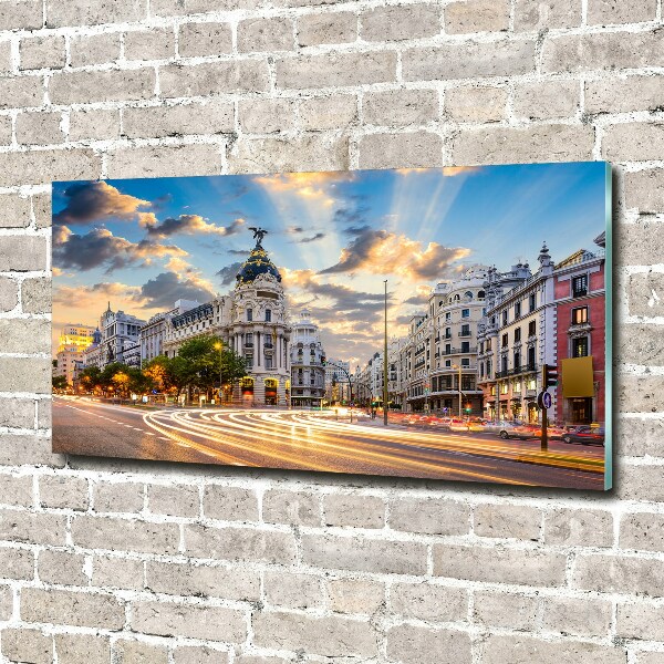 Print on acrylic Madrid of Spain