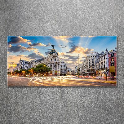 Print on acrylic Madrid of Spain