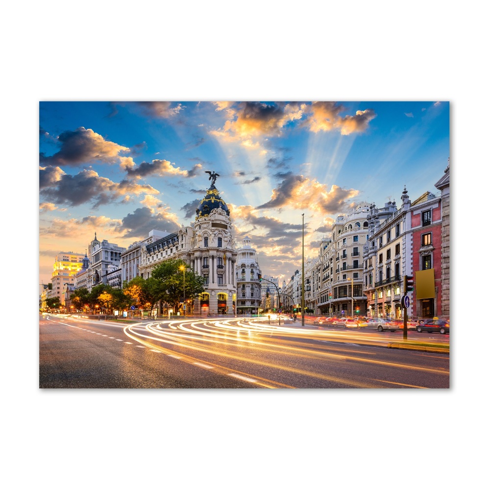 Print on acrylic Madrid of Spain