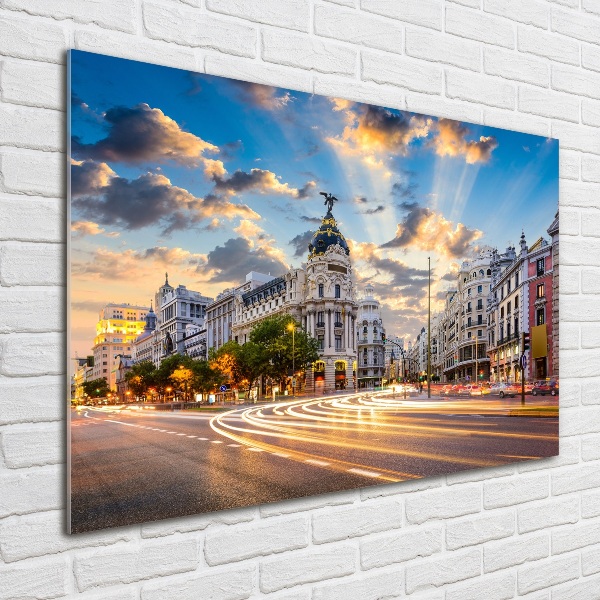 Print on acrylic Madrid of Spain