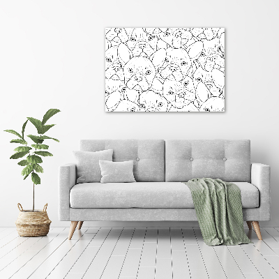 Print on acrylic French Bulldogs