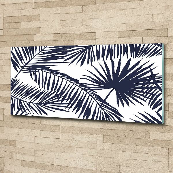 Wall art acrylic Palm leaves