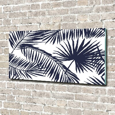 Wall art acrylic Palm leaves