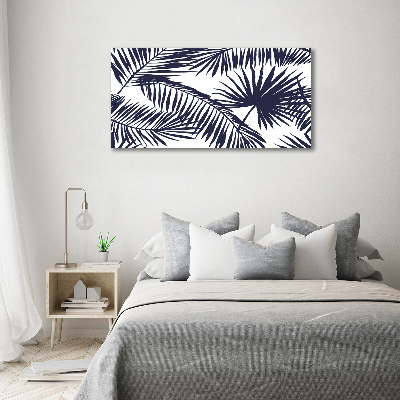 Wall art acrylic Palm leaves