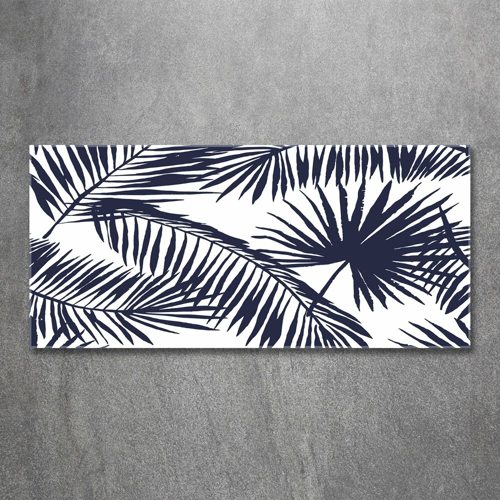 Wall art acrylic Palm leaves