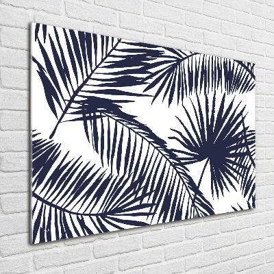 Wall art acrylic Palm leaves