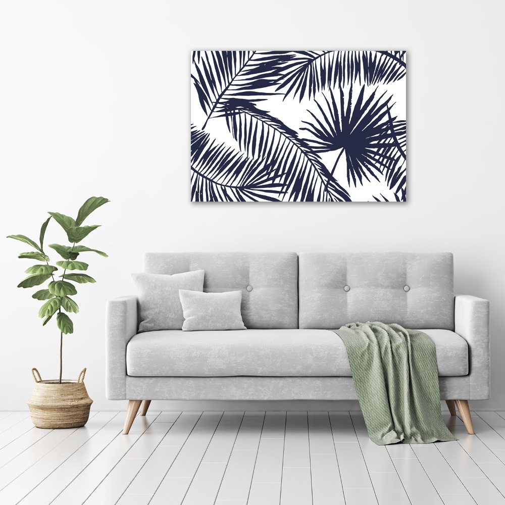 Wall art acrylic Palm leaves