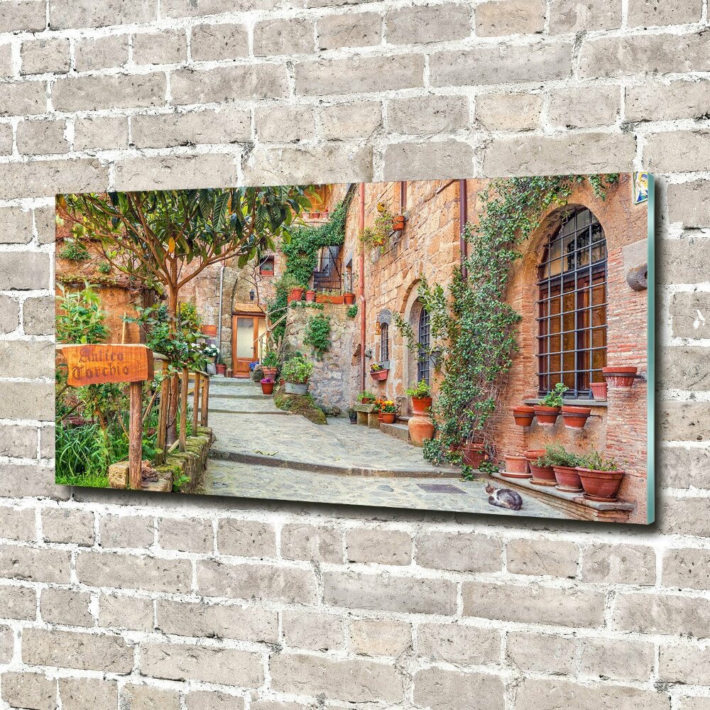 Print on acrylic Italian streets