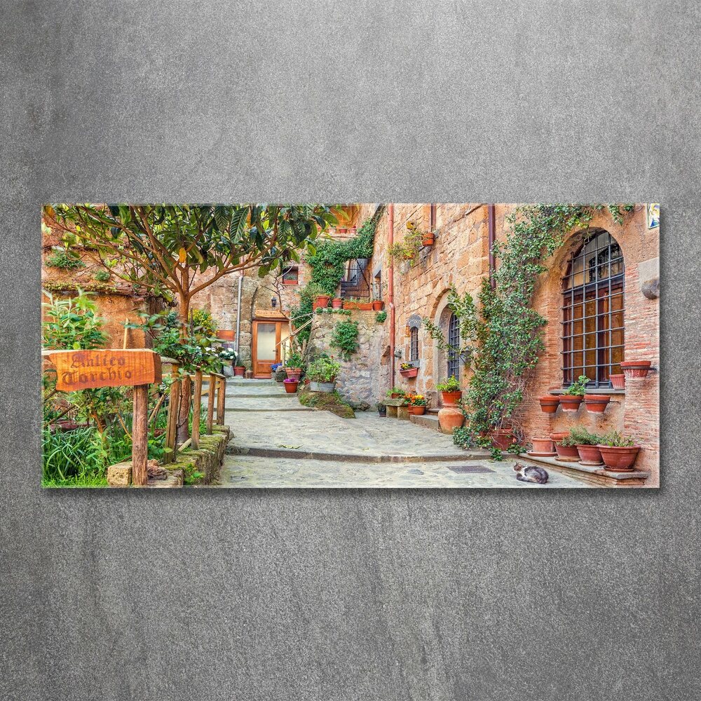 Print on acrylic Italian streets