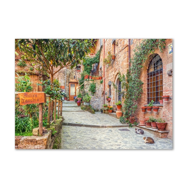 Print on acrylic Italian streets