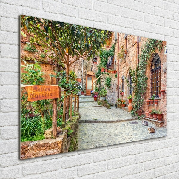 Print on acrylic Italian streets