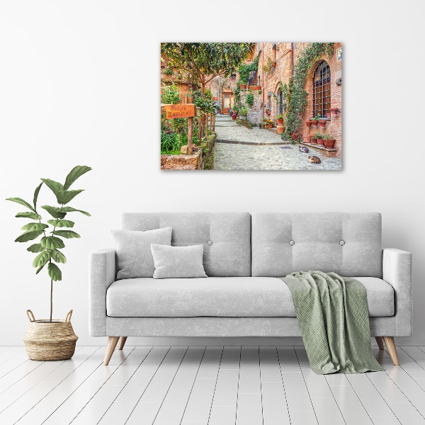 Print on acrylic Italian streets