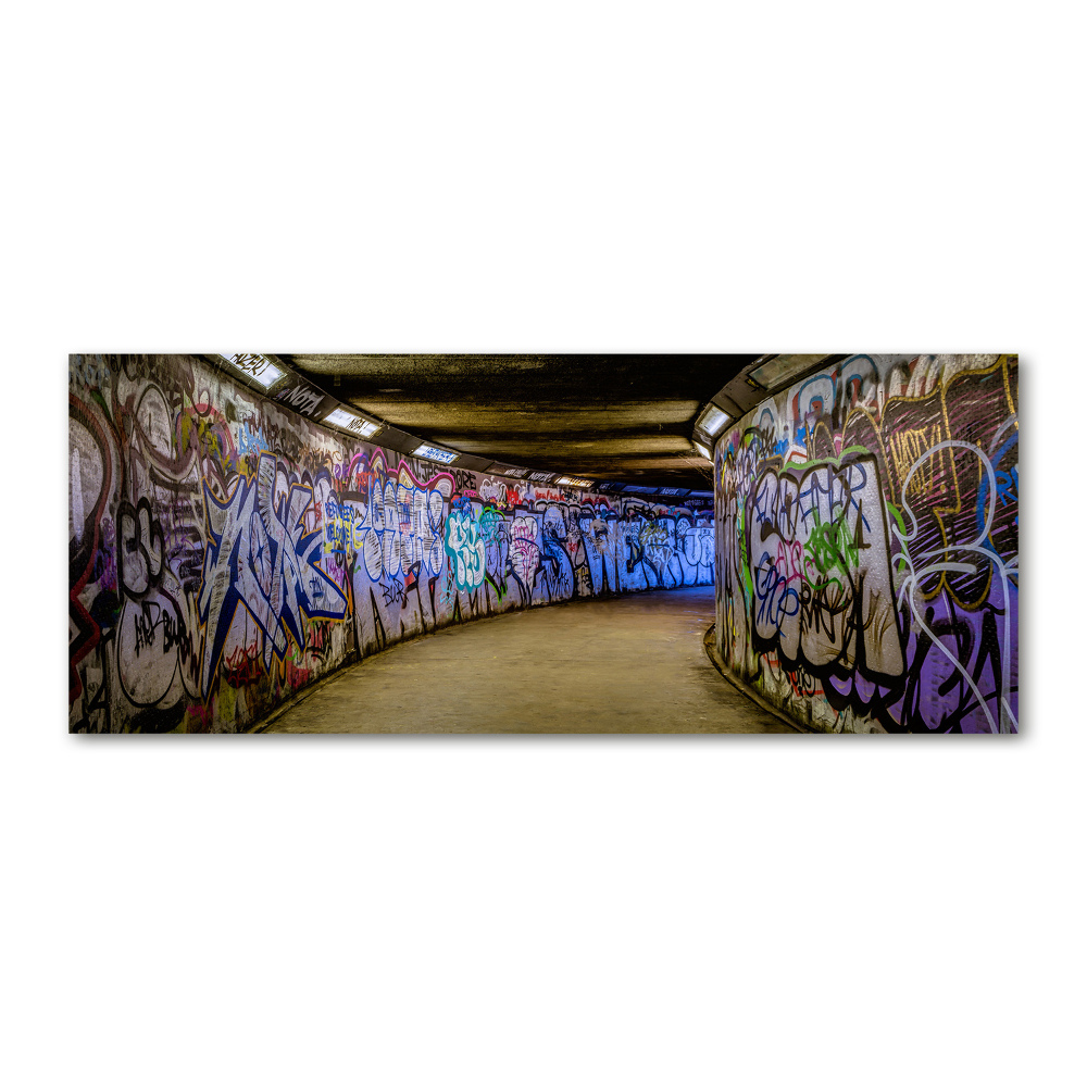 Acrylic wall art Graffiti in the subway