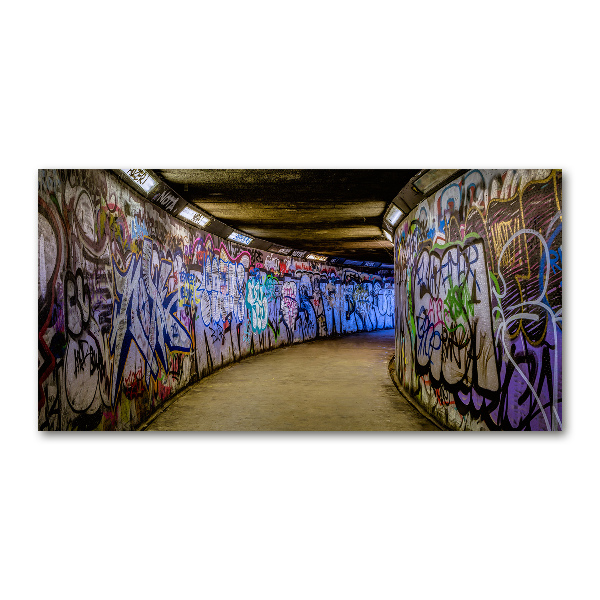 Acrylic wall art Graffiti in the subway