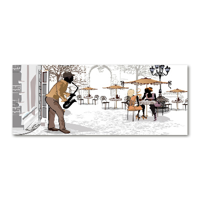 Print on acrylic Street musician