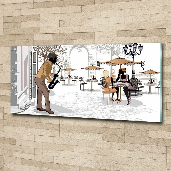 Print on acrylic Street musician