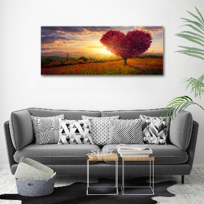 Print on acrylic Tree Field Heart