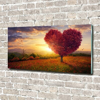 Print on acrylic Tree Field Heart