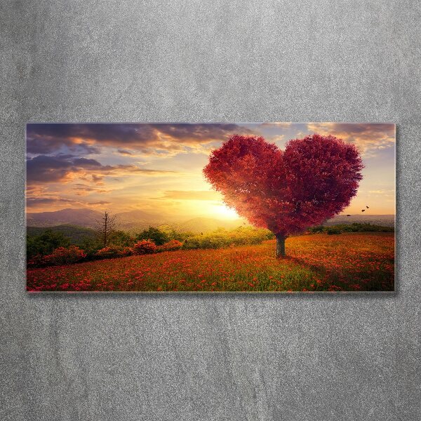 Print on acrylic Tree Field Heart