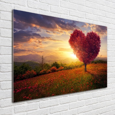 Print on acrylic Tree Field Heart