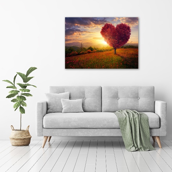 Print on acrylic Tree Field Heart