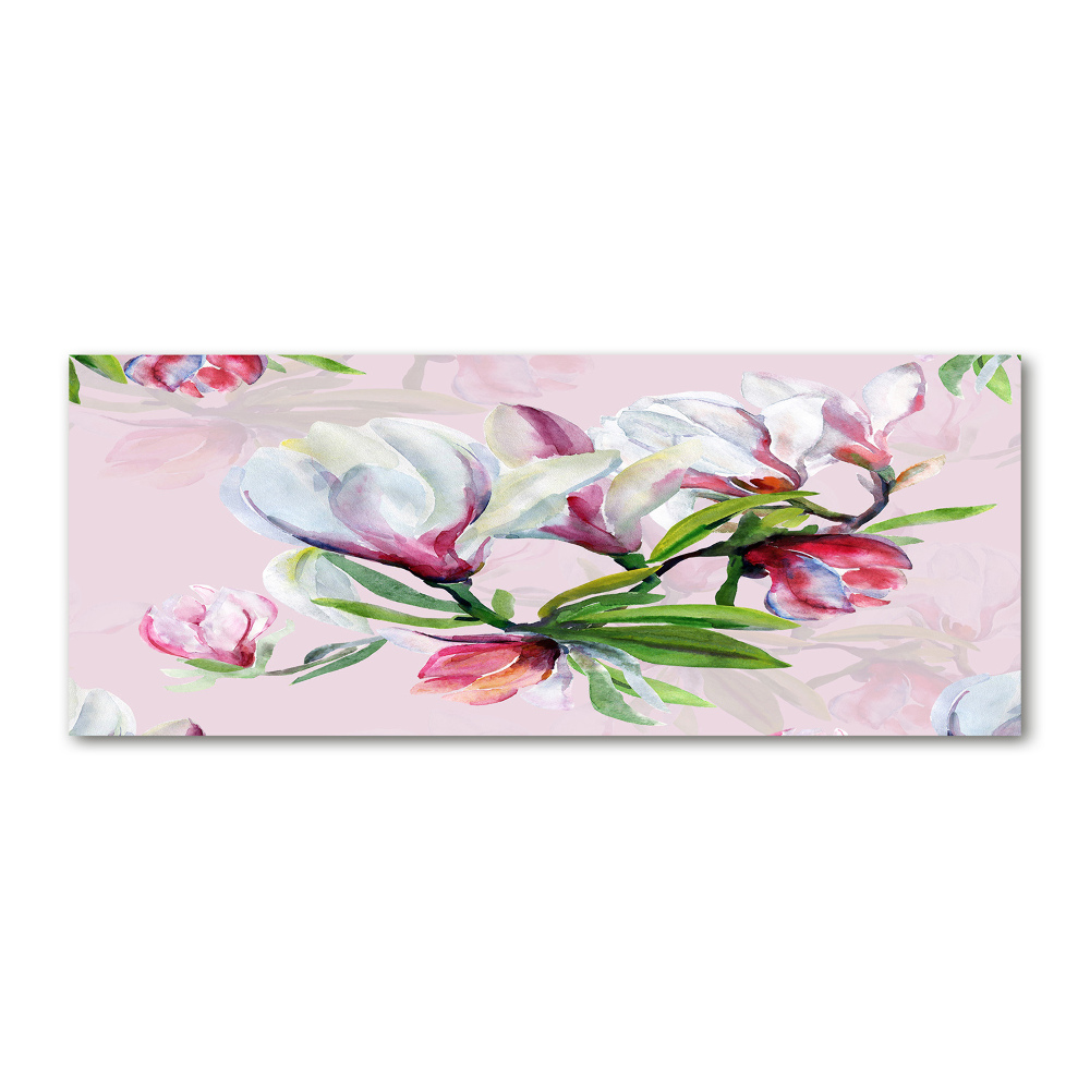 Wall art acrylic Magnolia flowers