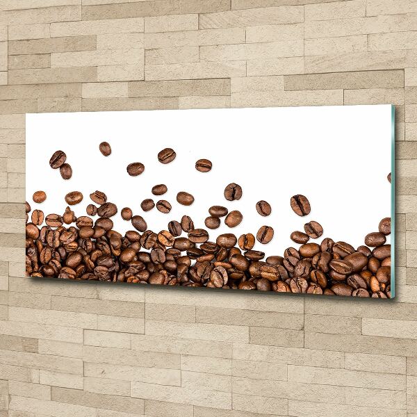 Glass acrylic wall art Coffee beans