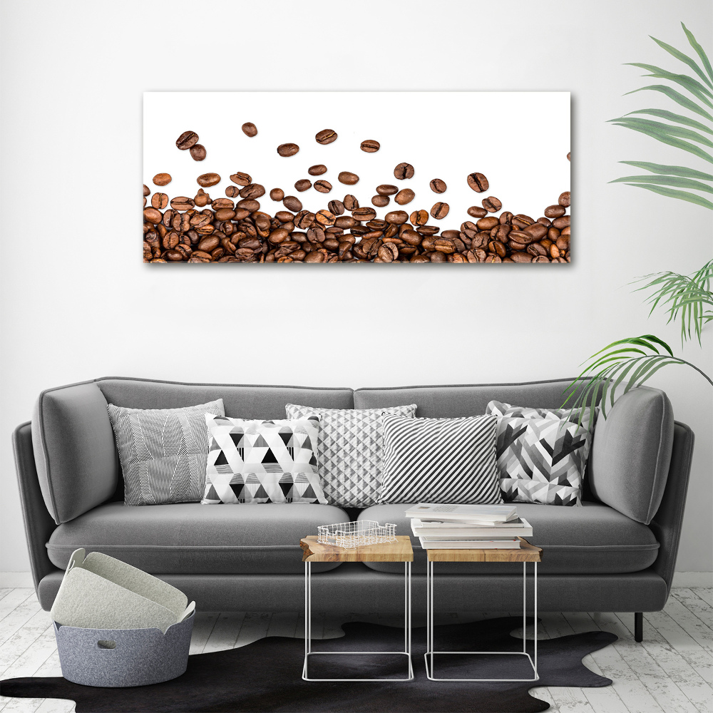 Glass acrylic wall art Coffee beans