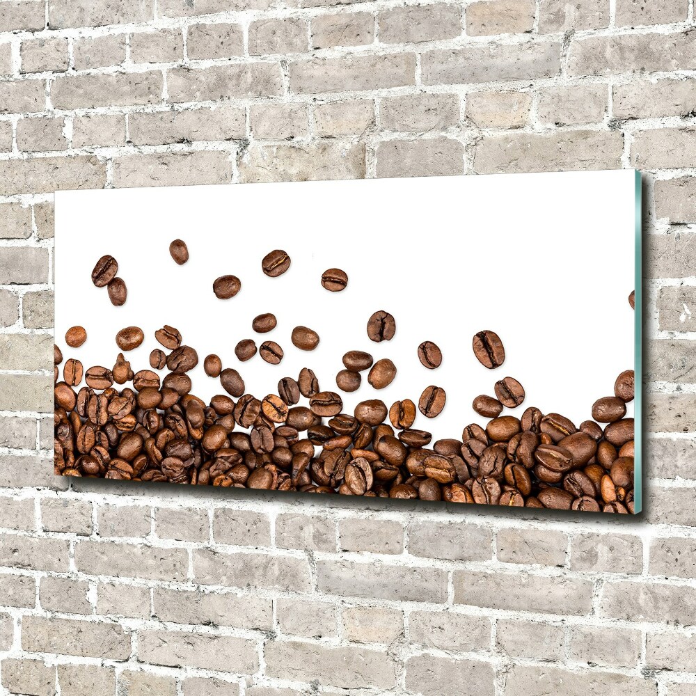 Glass acrylic wall art Coffee beans