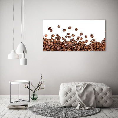 Glass acrylic wall art Coffee beans