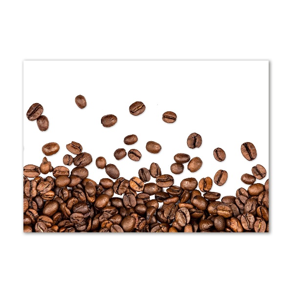 Glass acrylic wall art Coffee beans