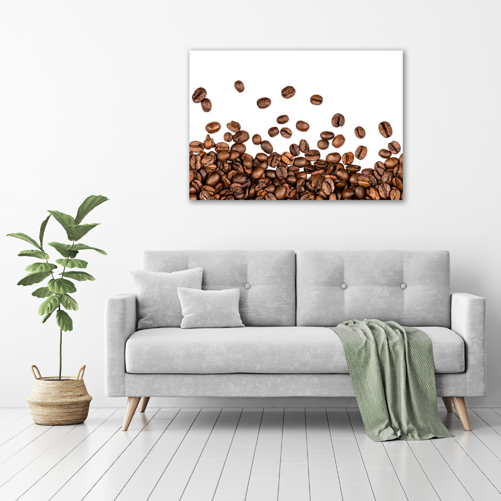 Glass acrylic wall art Coffee beans