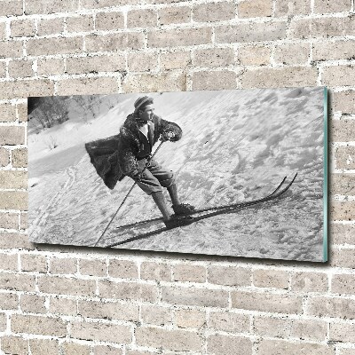 Print on acrylic Skier