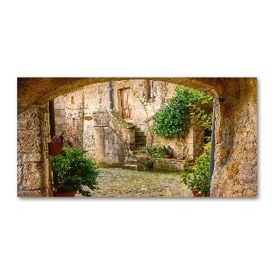 Wall art acrylic Italian streets