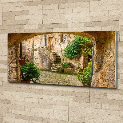 Wall art acrylic Italian streets