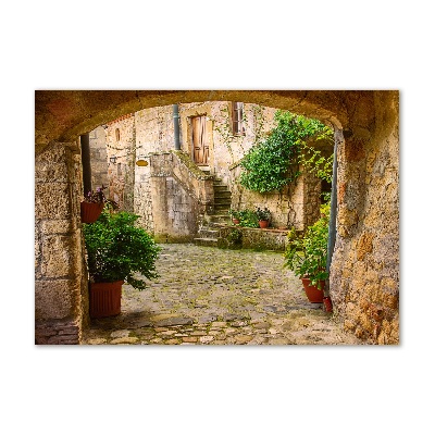 Wall art acrylic Italian streets