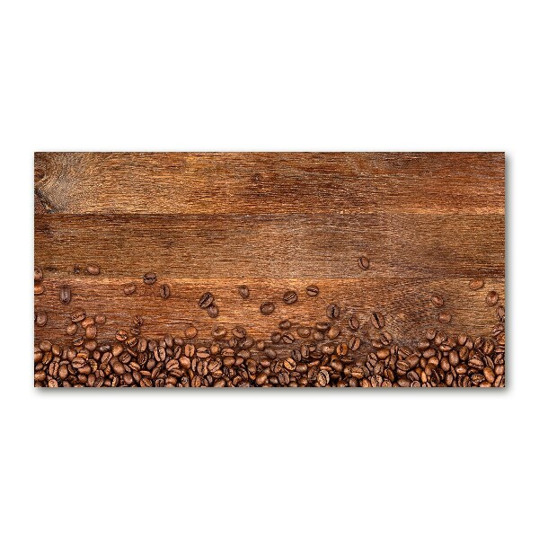 Glass acrylic wall art Coffee beans