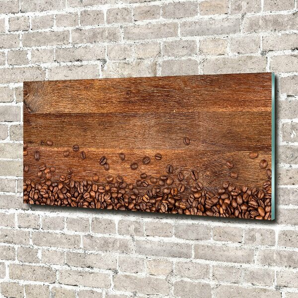 Glass acrylic wall art Coffee beans