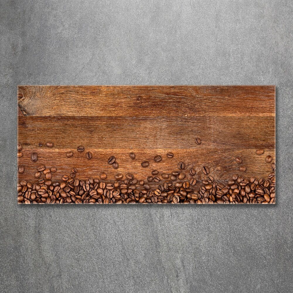 Glass acrylic wall art Coffee beans