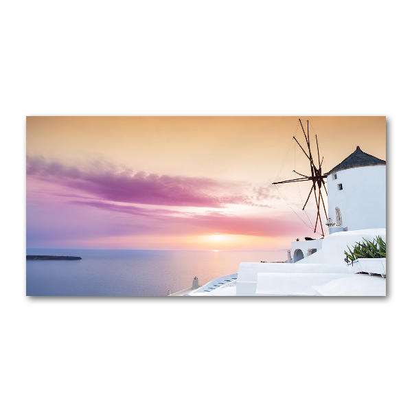 Wall art acrylic Santorini Greece