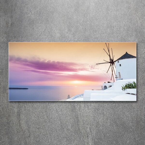 Wall art acrylic Santorini Greece