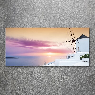 Wall art acrylic Santorini Greece