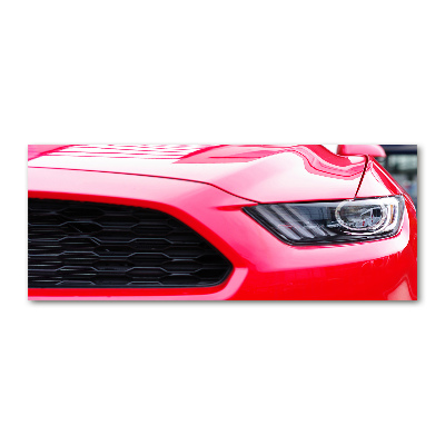 Acrylic wall art Red Mustang