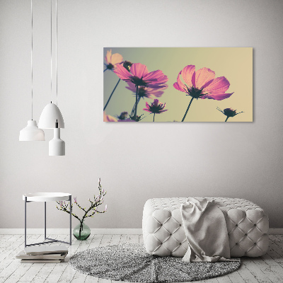 Print on acrylic Pink flowers