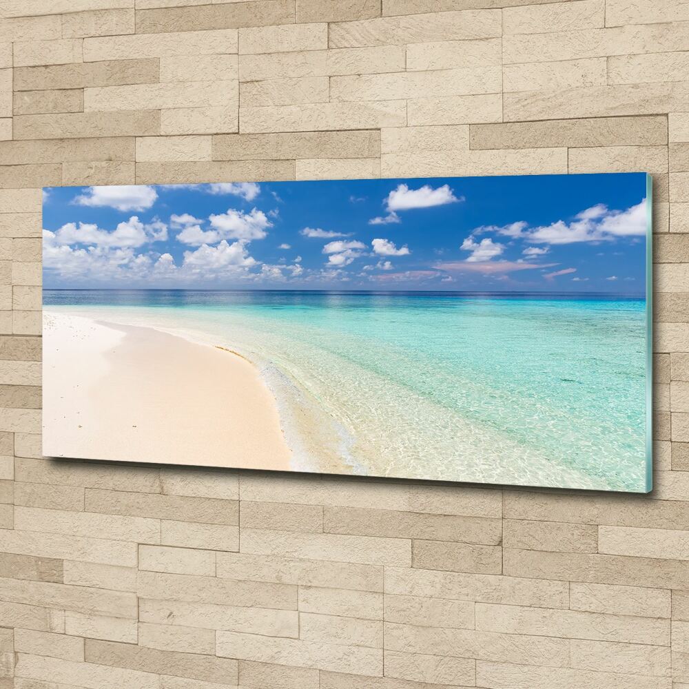 Wall art acrylic Beach in the Maldives