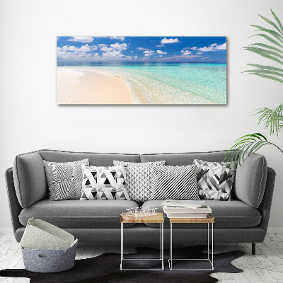 Wall art acrylic Beach in the Maldives