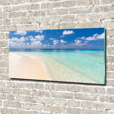 Wall art acrylic Beach in the Maldives