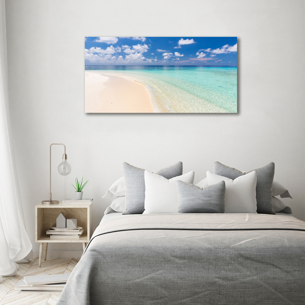 Wall art acrylic Beach in the Maldives