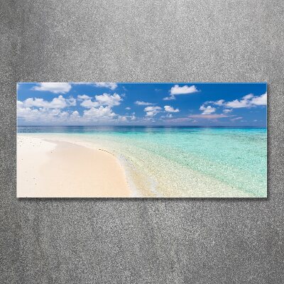 Wall art acrylic Beach in the Maldives