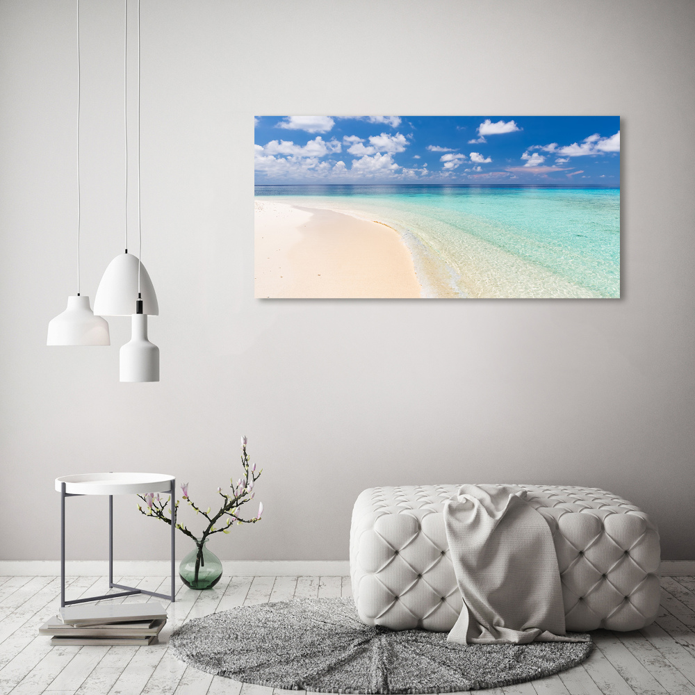 Wall art acrylic Beach in the Maldives